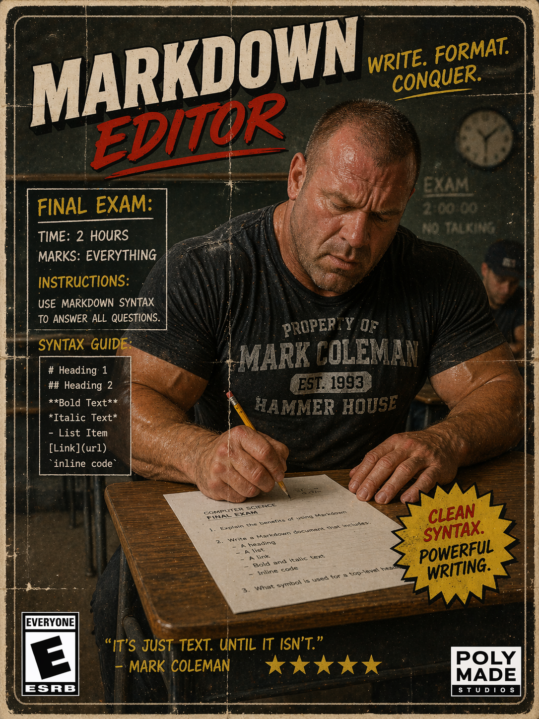 Markdown Editor poster